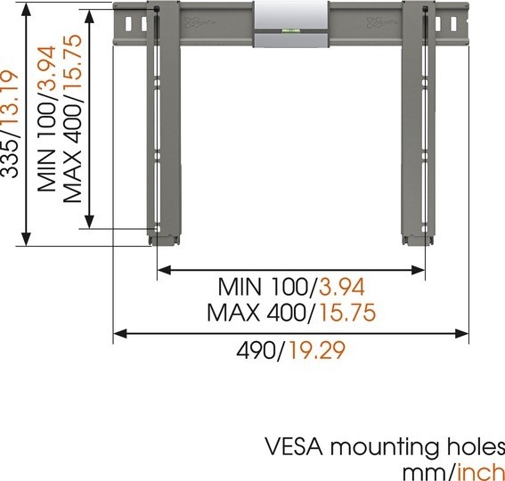Produktbild Vogels Thin 205, Fix (Wand, 55", 25 kg)
