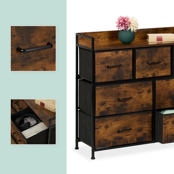 Produktbild Relaxdays Kommode (100 x 30.5 x 85 cm)