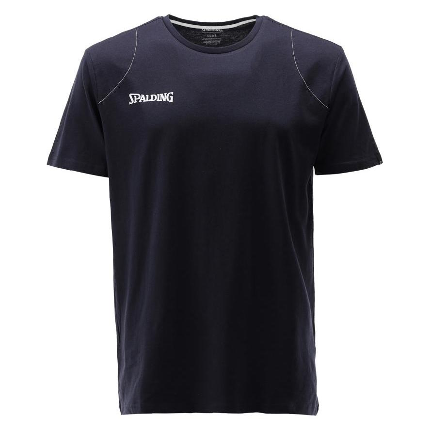 Spalding, Unisex, Sportshirt, Essential Tee (128), Blau, 128