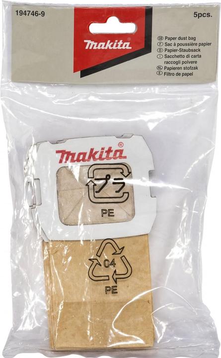 Image du produit Makita Sacs à poussière en papier (5 x)