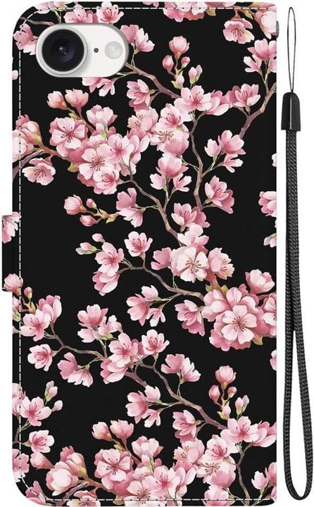 Produktbild Cover-Discount iPhone 16e - Tasche Hülle mit Blüten Motiv (Apple iPhone 16e, Apple iPhone 17e)