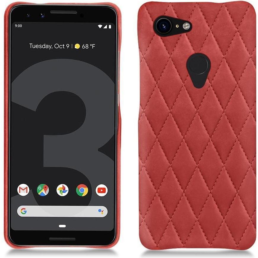Noreve Lederschutzhülle (Google Pixel 3 XL), Smartphone Hülle, Rot