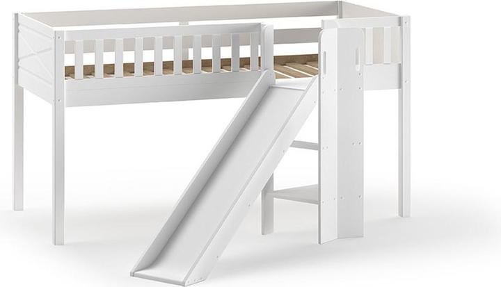 Produktbild Vipack Scott Hochbet Mit Rutche Weiss (90 x 200 cm)