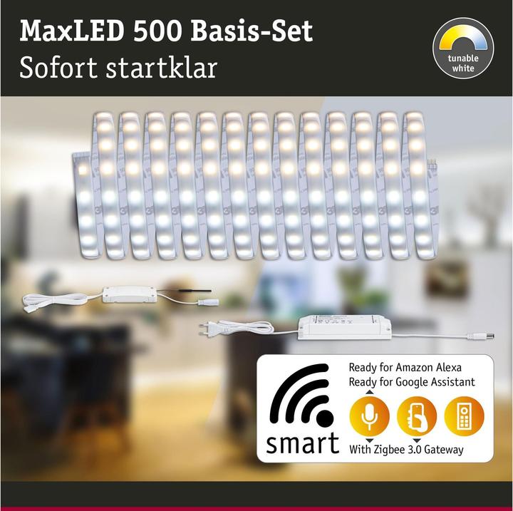 Actual product image Paulmann MaxLED 500 Stripe Set (Warm white, Neutral White, Cold White, 500 cm, Outdoor, Indoor)