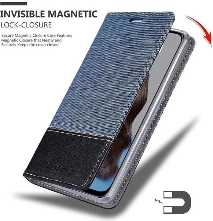 Produktbild Cadorabo Book Jeans Optik Cover (Huawei P20 Lite, Huawei Nova 5i)