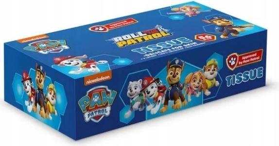 Image du produit Paw Patrol Lingettes hygiéniques de patrouille dans un rectangle, 56 pièces
