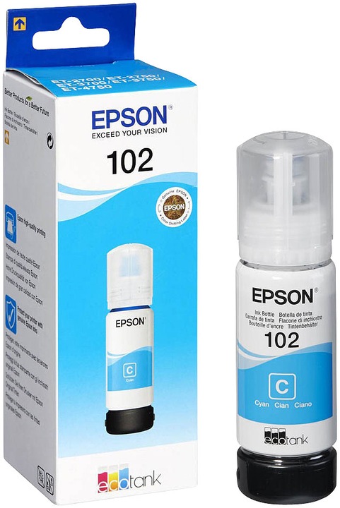 Actual product image Epson 102 EcoTank (C)