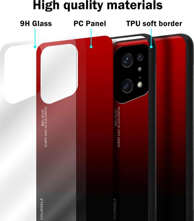 Produktbild Cadorabo Hülle für Oppo FIND X5 PRO TPU im 2 Farben Design (Oppo Find X5 Pro)