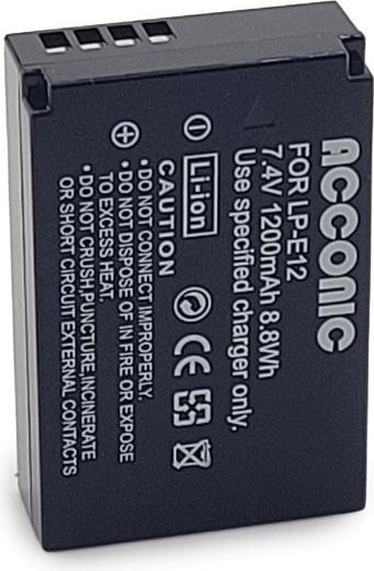 Produktbild Acconic Akku f. Canon LP-E12 EOS 100D M (Kamera Akku)