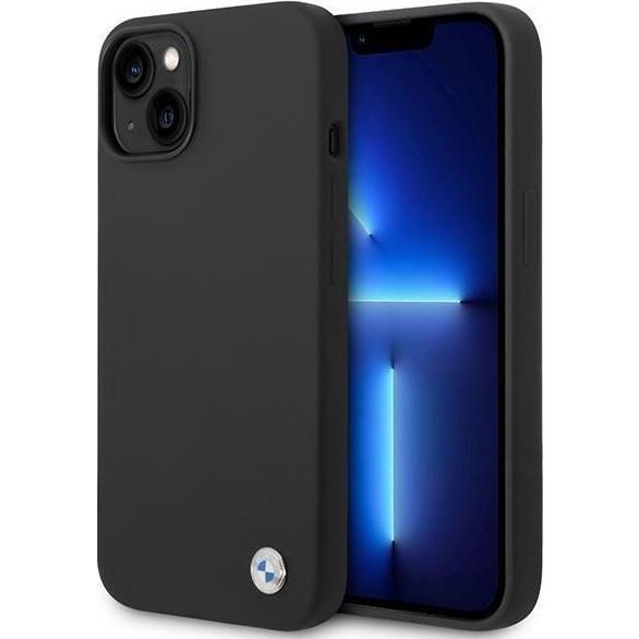 Thumbnail - BMW Silicone Case für Apple iPhone 14 - black (Apple iPhone 14), Smartphone Hülle, Schwarz