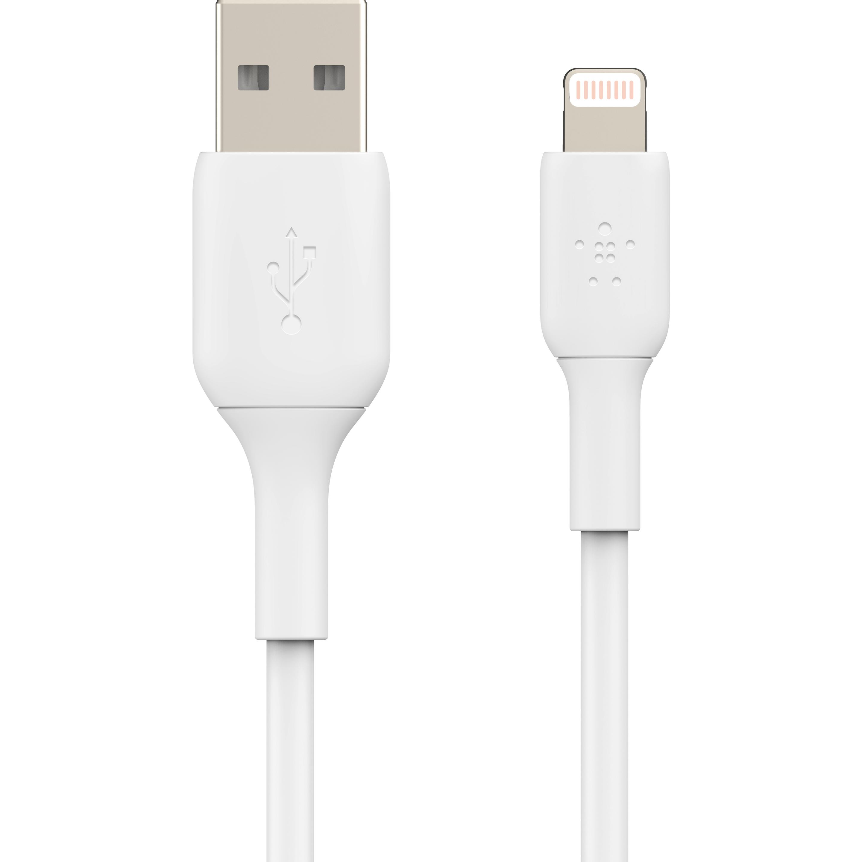Belkin Lightning – USB A (2 m, USB 2.0), USB Kabel