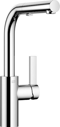 Dornbracht ELIO Mitigeur monocommandé Pull-out avec fonction douche, saillie 219mm, 33871790-06, 33871790-06