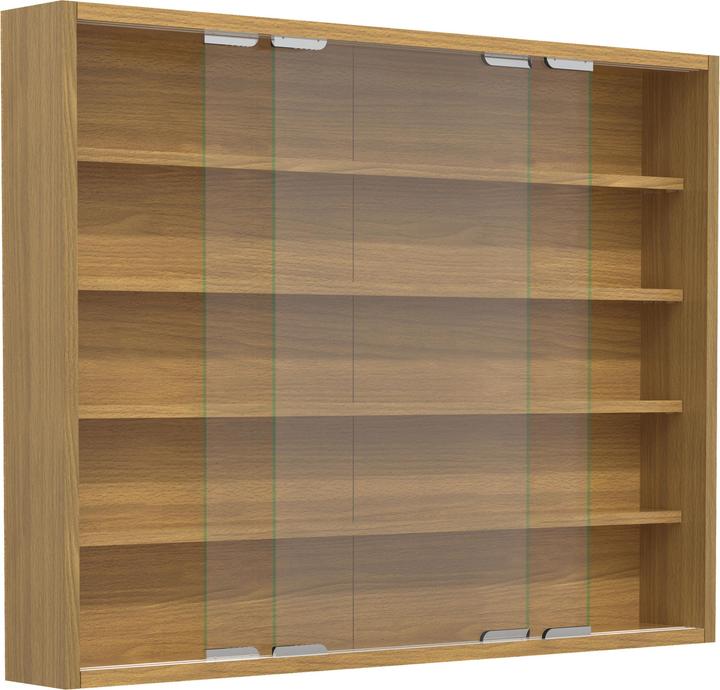 Image du produit VCM Bois verre suspendu vitrine murale vitrine collectionneur vitrine Agisa L (77 x 10 x 60 cm)