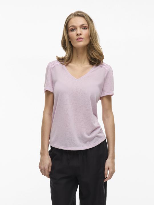 Immagine prodotto Vila Kurzärmeliges Top mit V-Ausschnitt (L)
