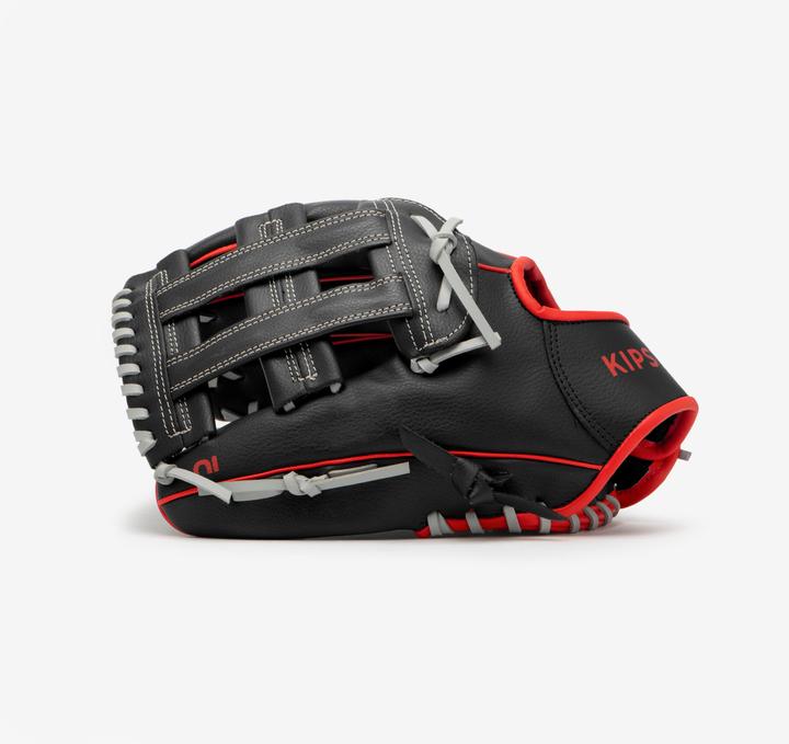 Produktbild Kipsta Damen/Herren Baseball Handschuh - BA100 LHT schwarz/rot (11.50")