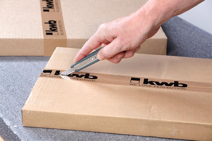 Actual product image kwb Hobby Snap-off blade knife set with 5 spare blades, 9 mm (Replacement blade)