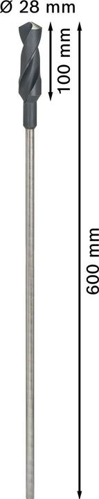 Produktbild Bosch Professional Zubehör PRO Wood HSS Installationsbohrer, 28 x 100 x 600 mm (11 mm)