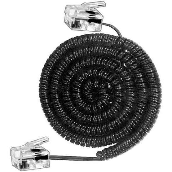 Thumbnail - E+P T 15 2m Schwarz Telefonkabel, Telefon Zubehör