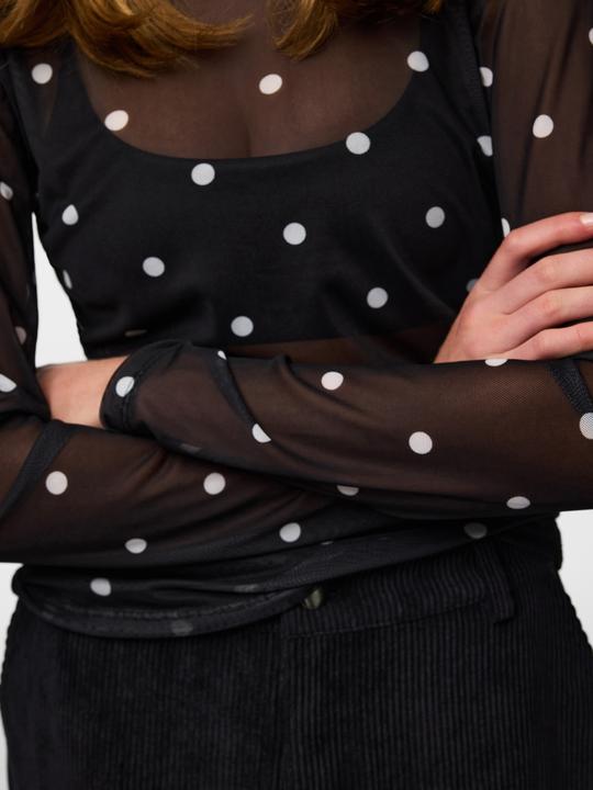 Immagine prodotto Pieces PCDORTHEA MESH Oberteil mit langen Ärmeln (M)