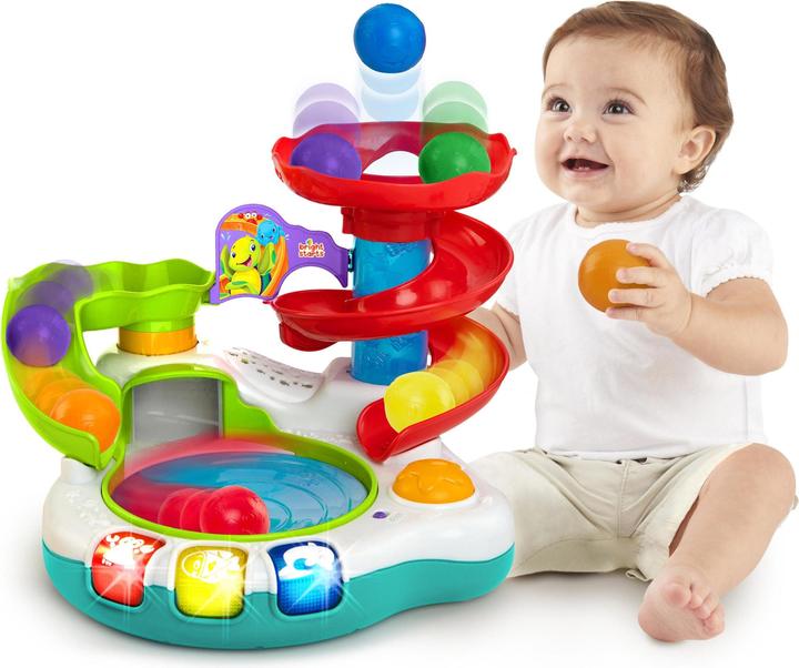 Actual product image Bright Starts Spin 'n slide ball popper