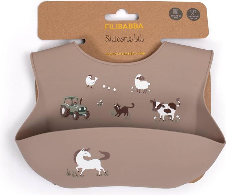 Image du produit Filibabba Dessous de bras en silicone avec impression - Magic Farm (6 mois)