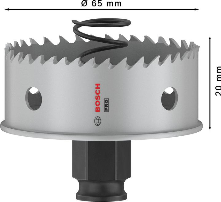 Productafbeelding Bosch Professional Zubehör PRO Plaatmetaal PC Plus gatenzaag, 65 mm (65 mm)