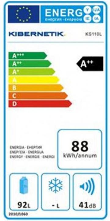 Energy Label Kibernetik Ks110l (91 l)