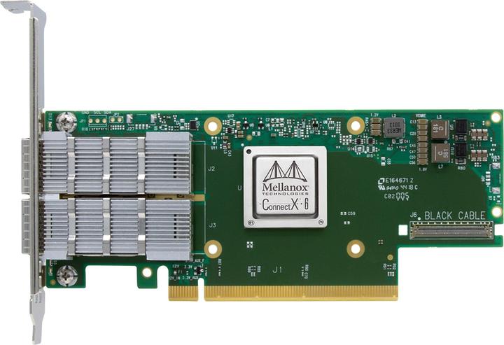 Actual product image Mellanox ConnectX-6 VPI MCX653105A-HDAT-SP (PCI Express 4.0 x16)