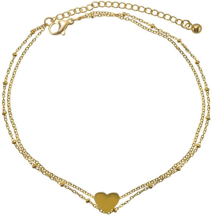 Produktbild Bijouteria Fusskettchen (Edelstahl, PVD Beschichtung (goldfarbig), 26.50 cm)