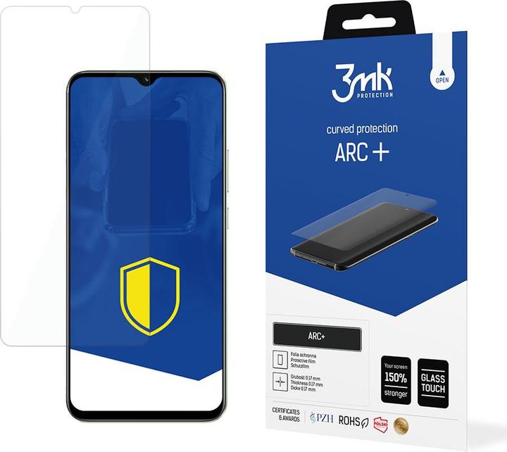 Immagine prodotto 3MK Protezione dello schermo Arc+ auto-rigenerante (1 pz., Realme C30)