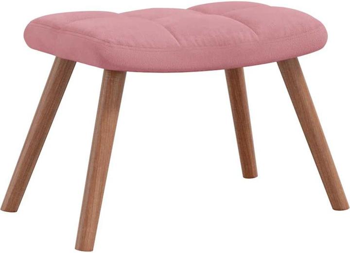 Actual product image vidaXL Schaukelstuhl mit Hocker