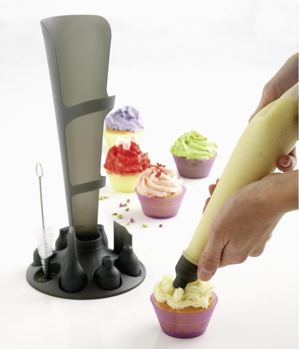 Image du produit Mastrad Poche à douille 12 pièces (Kit de poches à douille, 1000 ml)