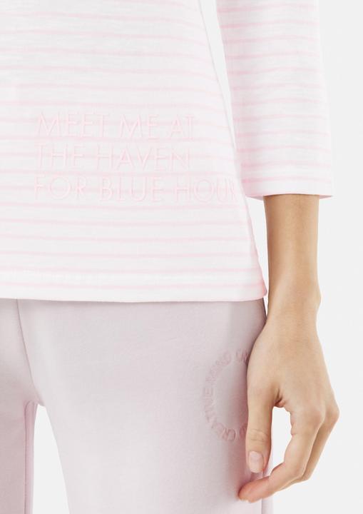 Produktbild Comma T-Shirt Streifenshirt mit Artwork und 3/4-Ärmeln (34)