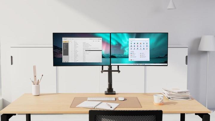 Actual product image Kensington SmartFit dual monitor arm, SmartFit dual (Table, 32.01")
