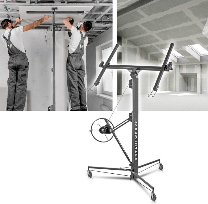 Image du produit Stahlwerk Lève-plaques PH-465 ST 1,92-4,86 m, charge max. 68 kg (68 kg)