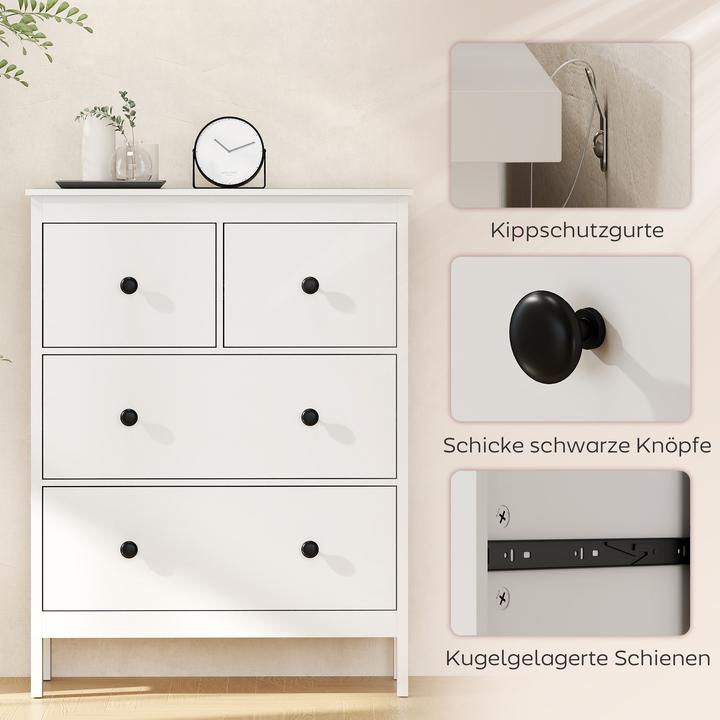 Actual product image Homcom Chest of drawers (74 x 35 x 97 cm)