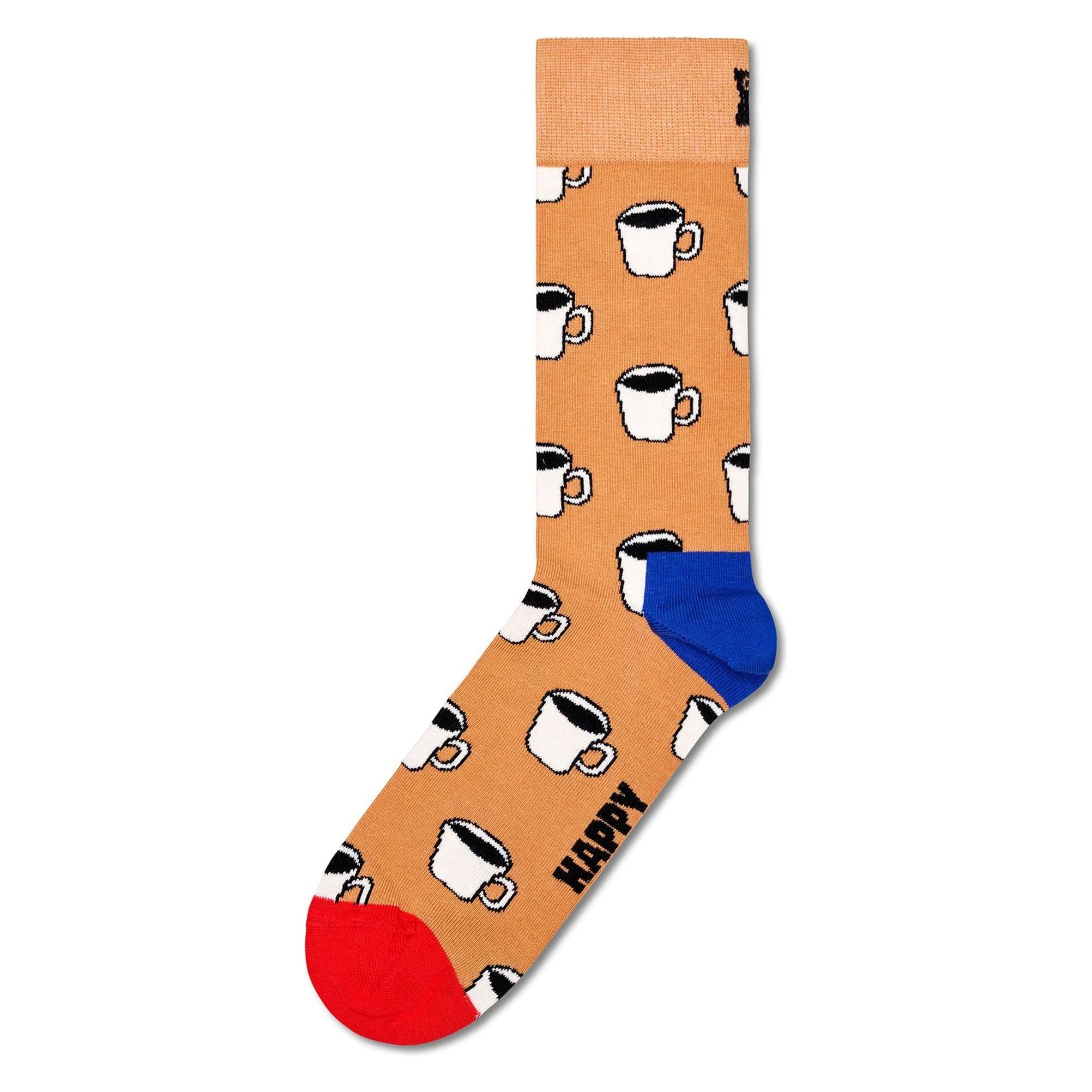 Happy Socks, Unisex, Socken, Coffee Cup Gift Set, Beige, Mehrfarbig, (Einzelpack, 36 - 40)