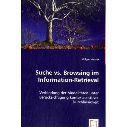 Suche vs. Browsing im Information-Retrieval, Fachbücher
