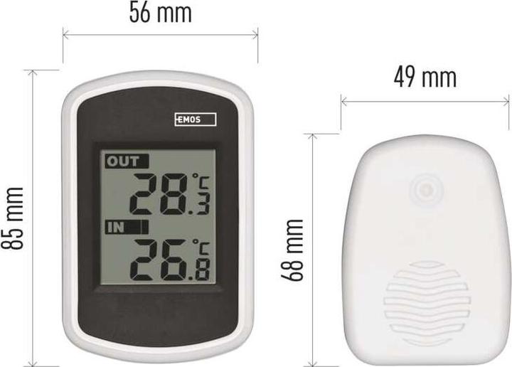 Actual product image Emos Digital Thermometer - wireless E0042