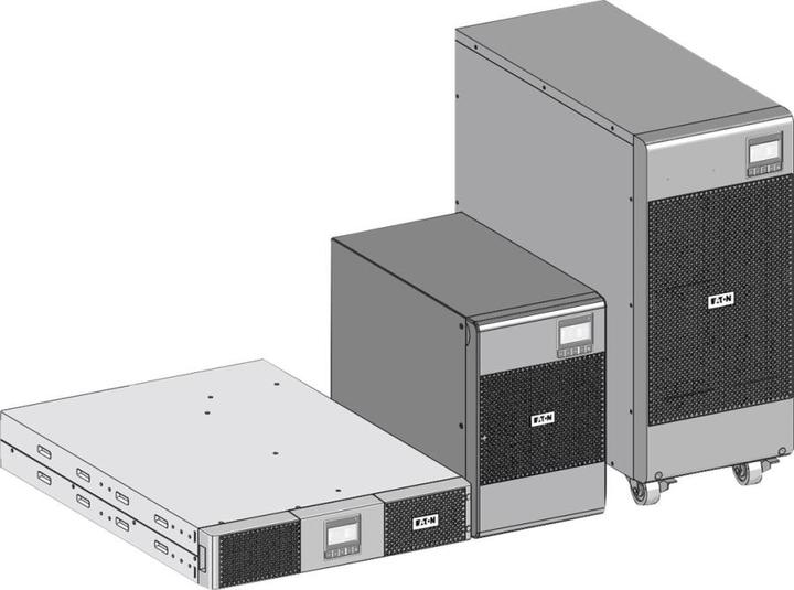Actual product image Eaton 9SX3000IM Uninterruptible power supply (UPS) double conversion (online) 3 kVA 9 AC outputs (3000 VA, 2700 W, Online double converter UPS)