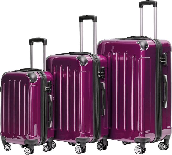 Actual product image Beibye 3-tlg. Hartschalenkoffer-Set