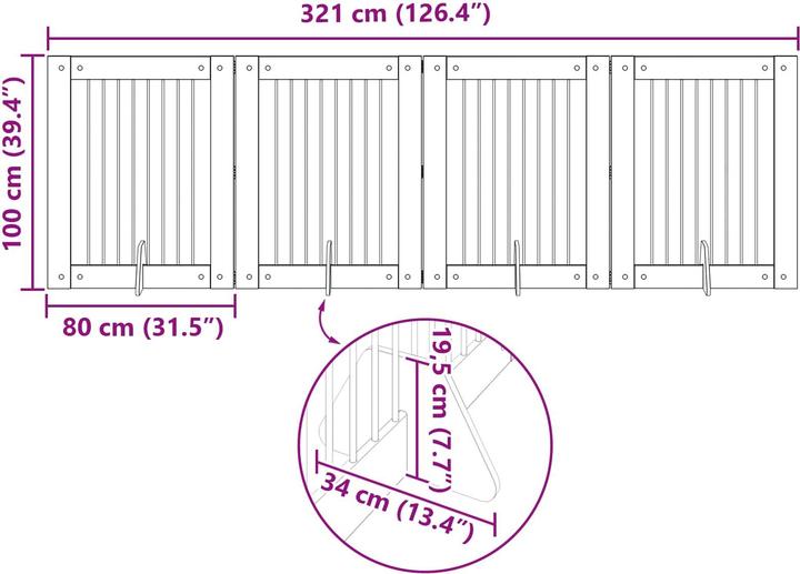 Produktbild vidaXL Haustierbefestigung