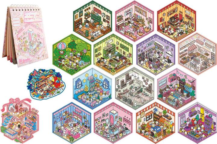 Sombo DIY Sticker Set Buch D