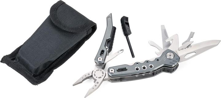 Troika FIRE TOOL 14 Outil avec 14 fonctions, gris (14 Functions)