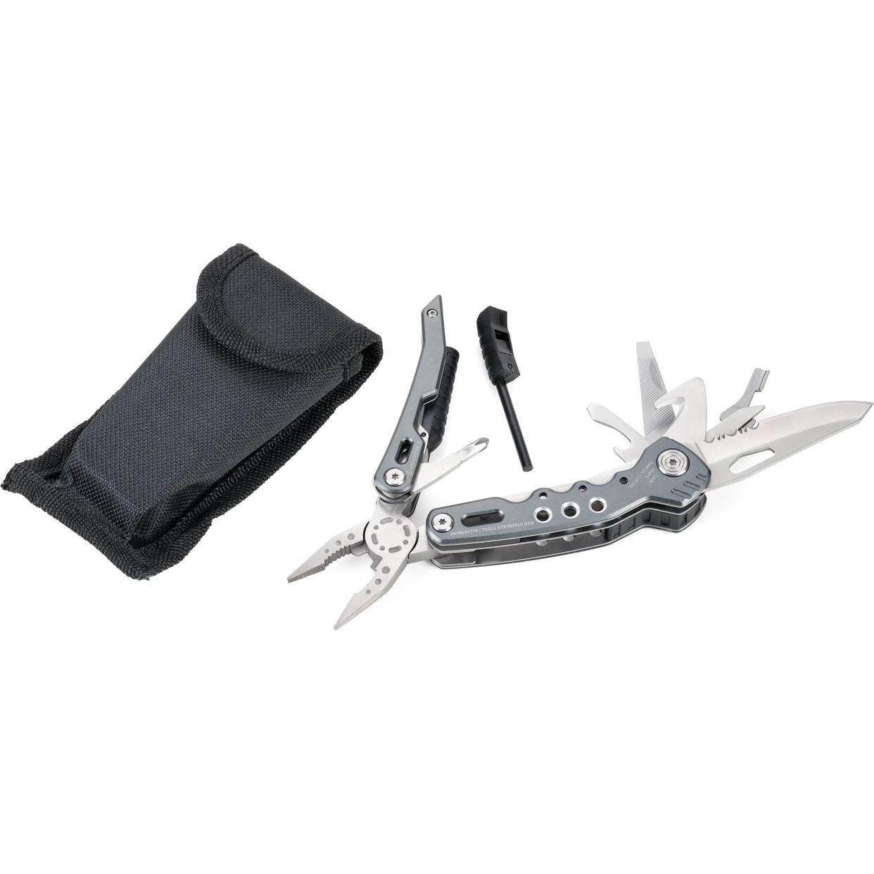 Troika FIRE TOOL 14 MMultifunktions-Werkzeug mit 14 Funktionen, grau (14 Funktionen) (TOL45/GY)