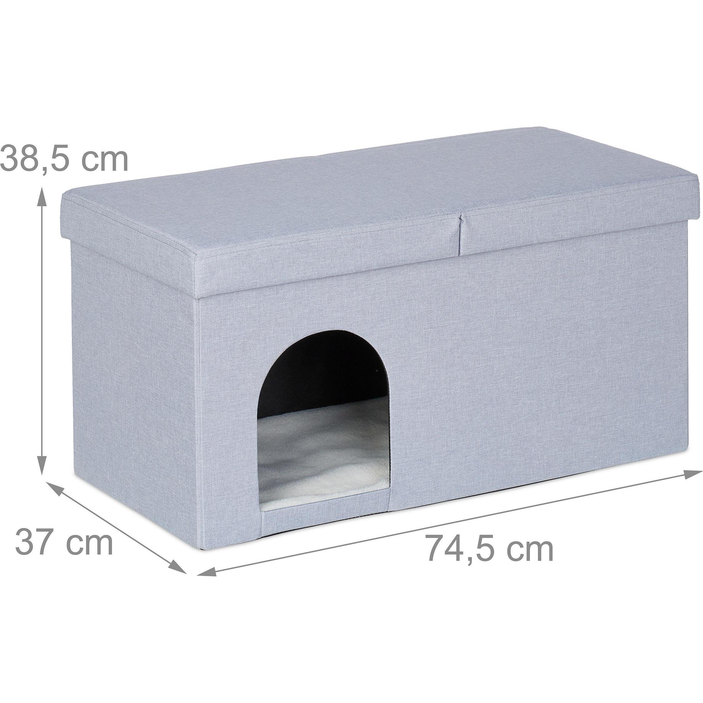 Thumbnail - Relaxdays Katzenhöhle (Katze), Hundebett + Katzenbett