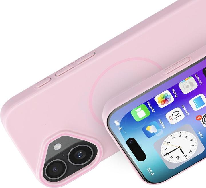 Actual product image Mobiparts Slim Line Case Apple iPhone 17 (MagSafe Compatible) Blush Pink (Apple iPhone 17)