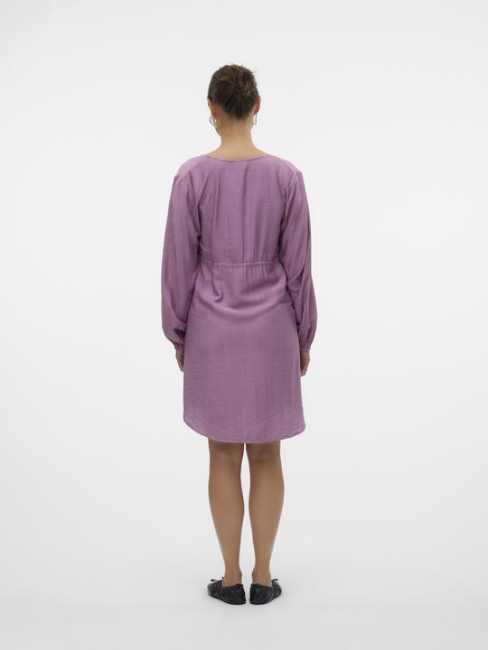 Immagine prodotto Mamalicious Vestibilità regolare Scollo a V Polsini elasticizzati Abito corto (M)