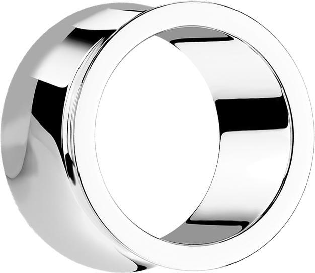 Immagine prodotto Star Piercing Tunnel svasato in argento spesso (Acciaio chirurgico 316L)
