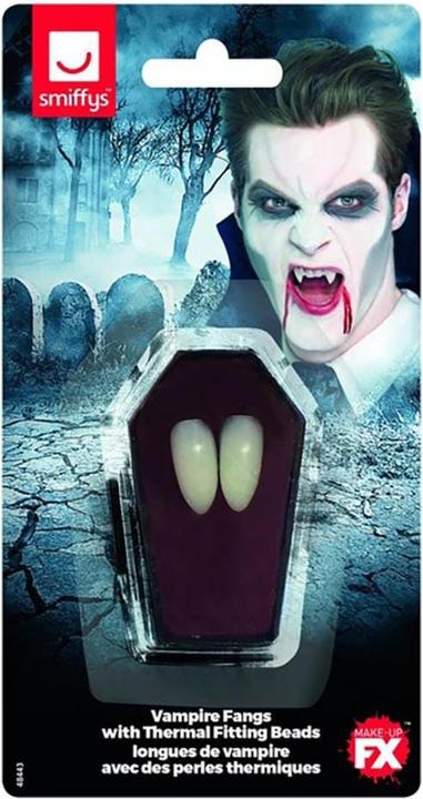 Fasnacht Vampirzähne im Sarg